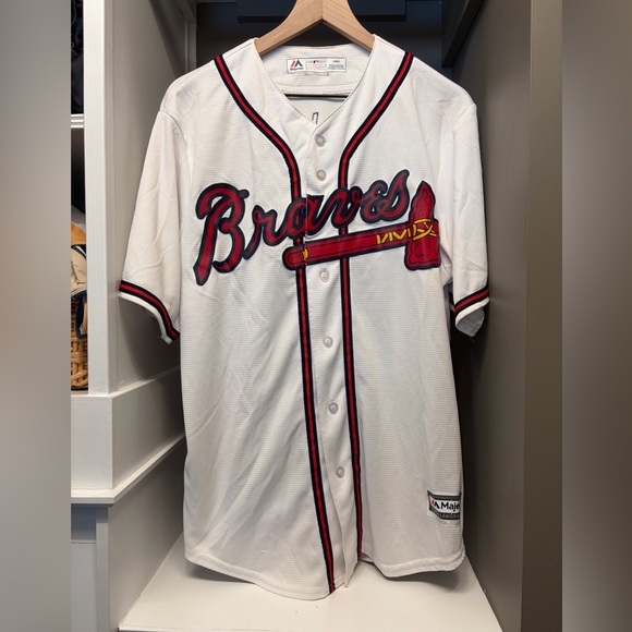 Majestic Other - Tom Glavine White Atlanta Braves Jersey Large